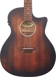 Folk gitaar D'angelico Premier Fulton LS 12-String - Aged mahogany
