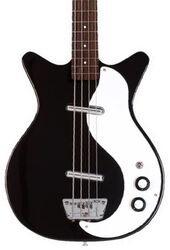 Solid body elektrische bas Danelectro '59 DC Long Scale - Black