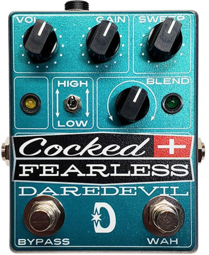 Daredevil Pedals Cocked & Fearless Fixed Wah / Distortion - Overdrive/Distortion/fuzz effectpedaal - Main picture