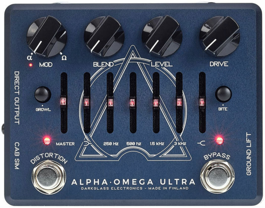 Darkglass Alpha Omega Ultra Bass Preamp - Overdrive/distortion/fuzz effectpedaal - Main picture