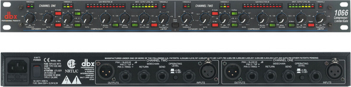 Dbx 1066 Compresseur Limiteur Gate - Compressor / limiter / gate - Main picture