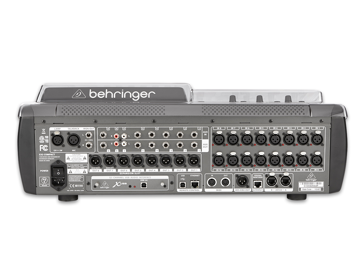 Decksaver Behringer Pro X32 Compact Cover - Draaitafelafdekking - Variation 1