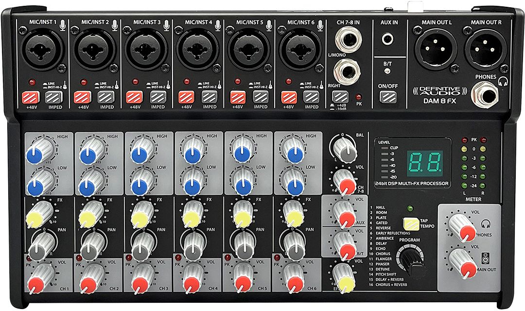 Definitive Audio Dam 8 Fx - Analoge Mengtafel - Main picture