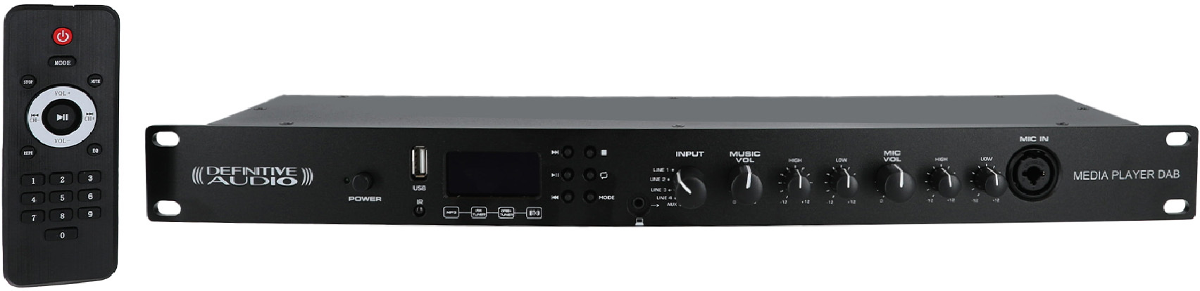 Definitive Audio Media Player Dab - CD recorder in rack - Main picture