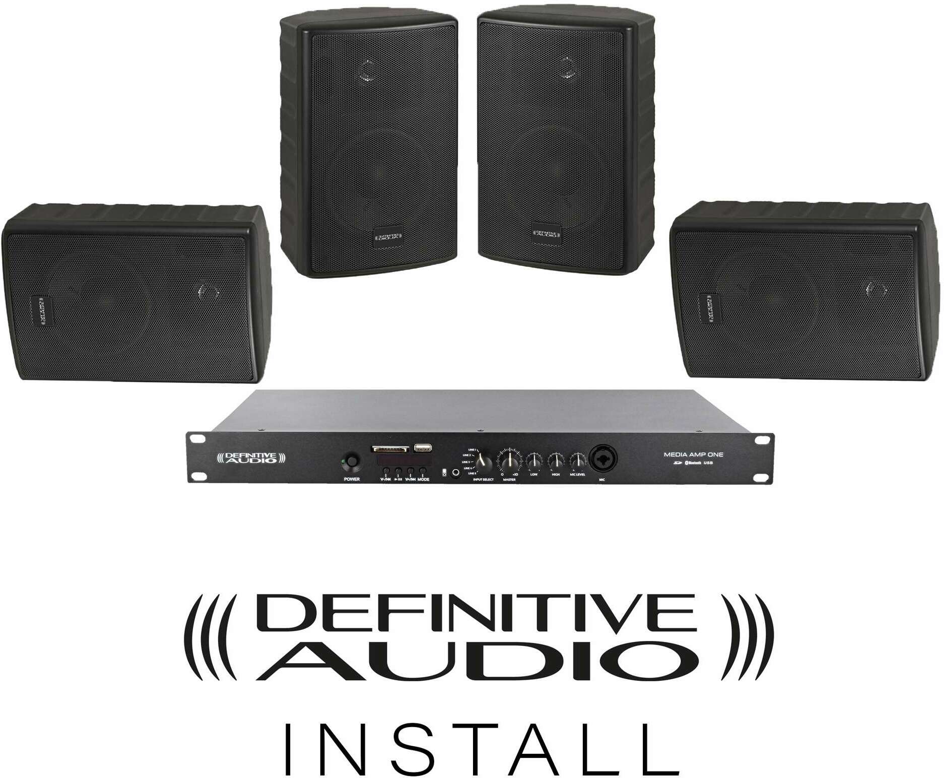 Definitive Audio Pack Install Resto Black V2 - Passieve luidspreker - Main picture