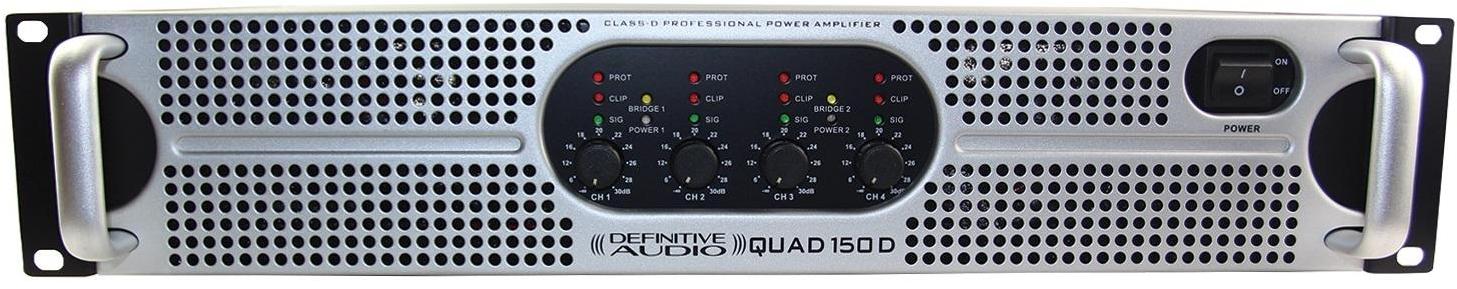 Multi-kanalen krachtversterker Definitive audio Quad 150D