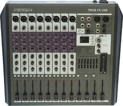Analoge mengtafel Definitive audio TMX8 FX USB