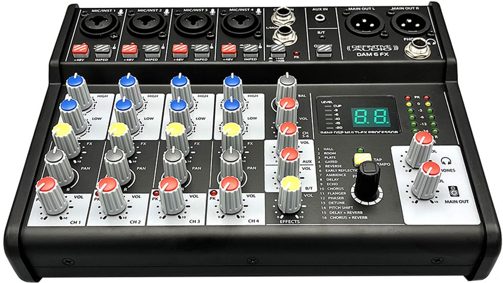 Definitive Audio Dam 6 Fx - Analoge Mengtafel - Variation 2