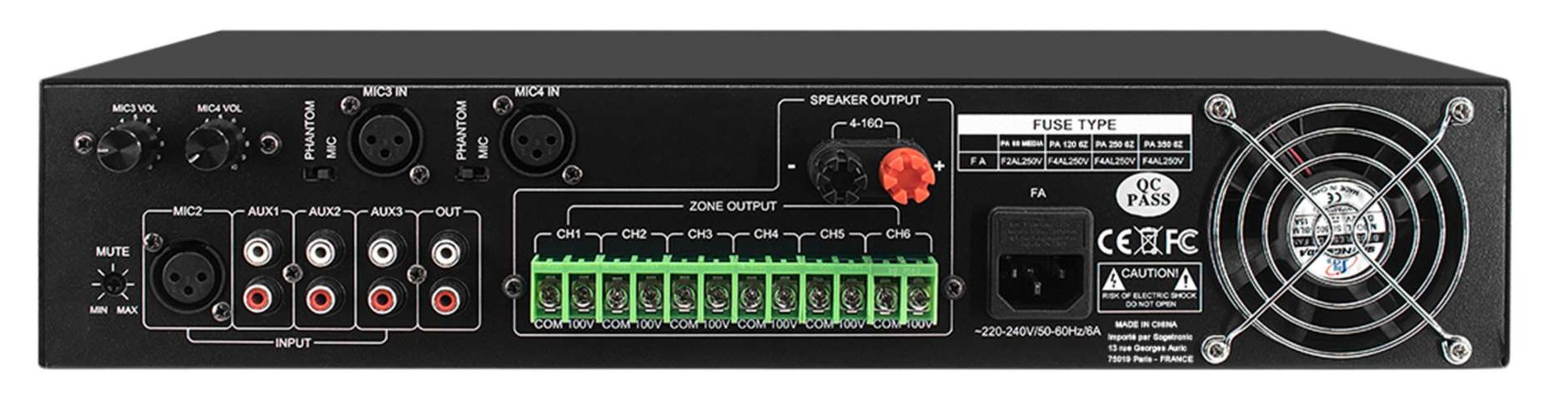 Definitive Audio Pa 350 6z - Multi-kanalen krachtversterker - Variation 1