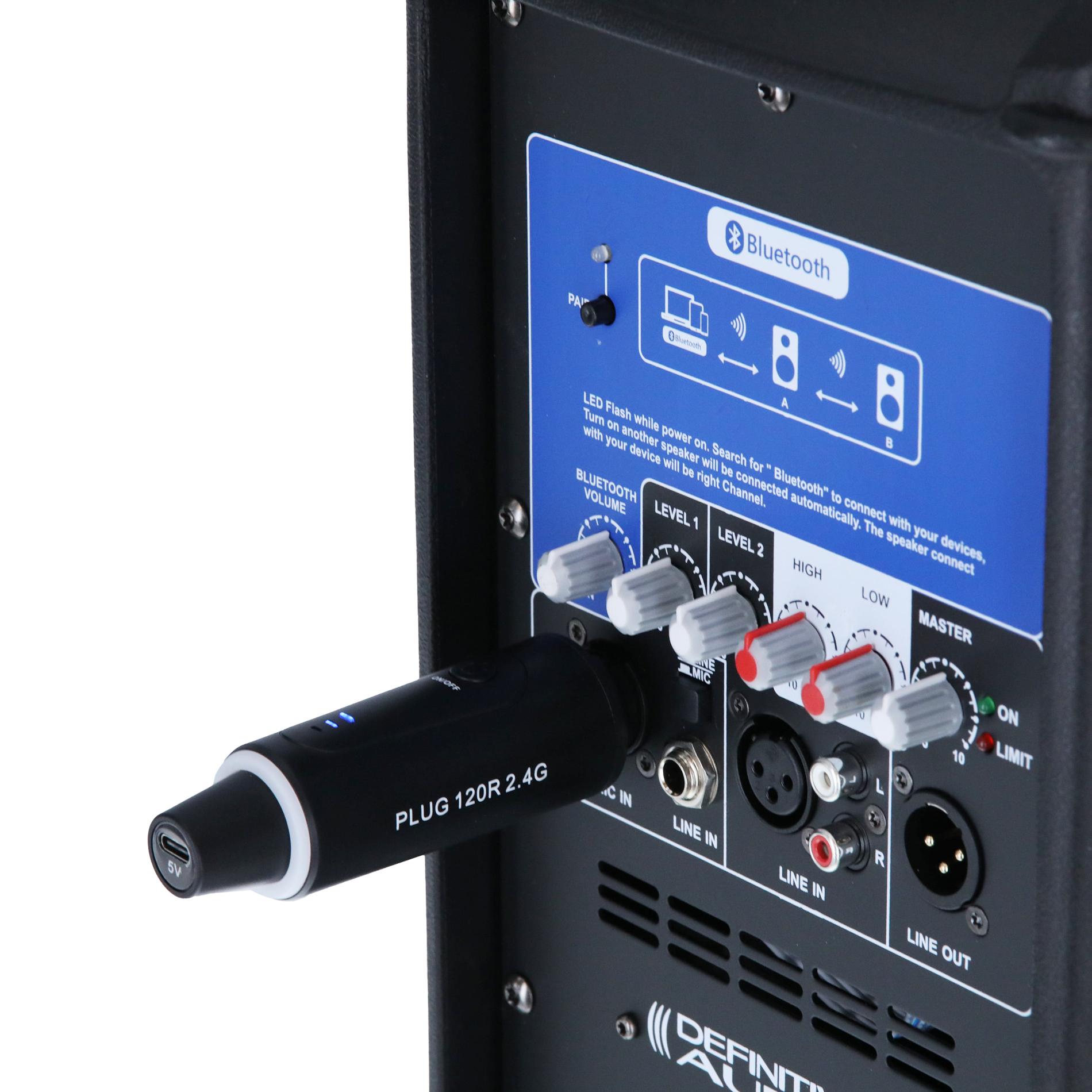 Definitive Audio Plug 120r 2.4g - Draadloze zender-ontvanger Systeem - Variation 8