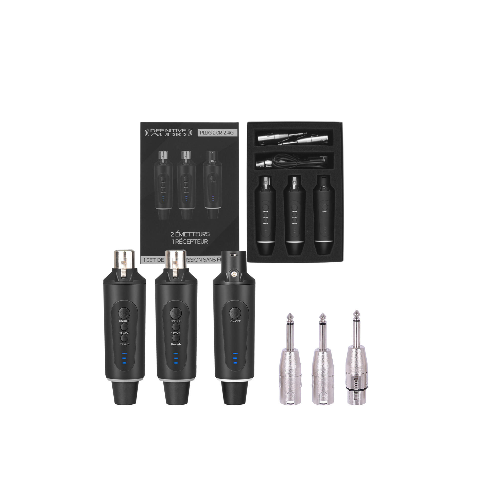 Definitive Audio Plug 210r 2.4g - Draadloze zender-ontvanger Systeem - Variation 6