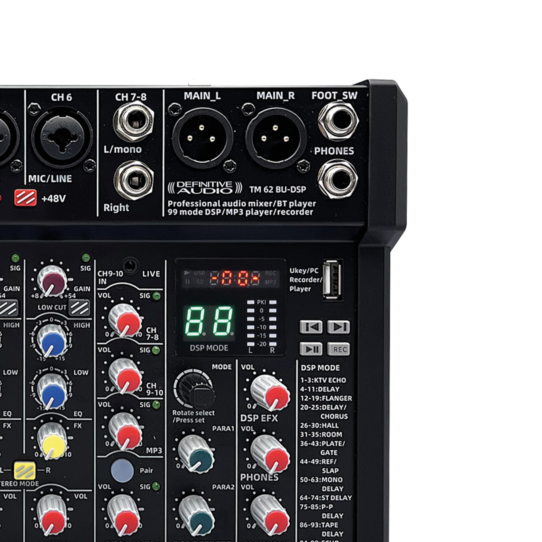 Definitive Audio Tm 62 Bu-dsp - Analoge Mengtafel - Variation 7