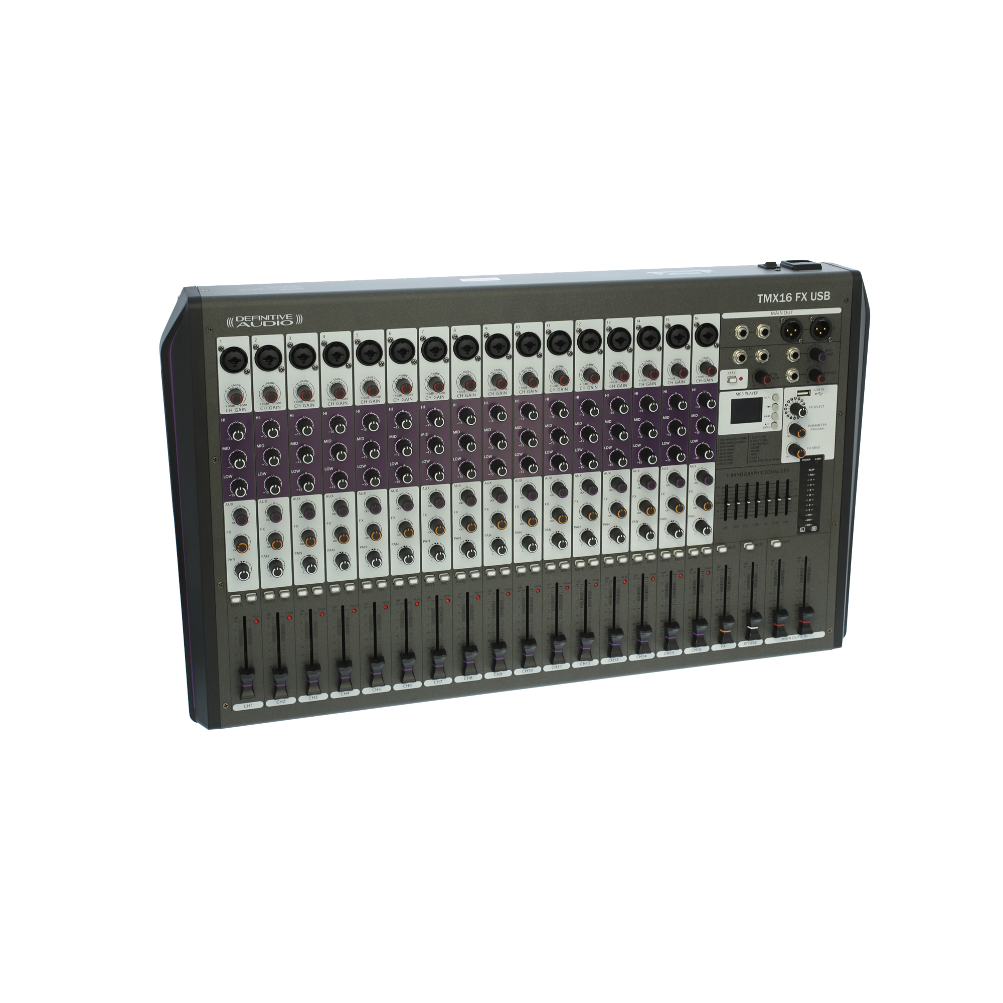 Definitive Audio Tmx16 Fx Usb - Analoge Mengtafel - Variation 4