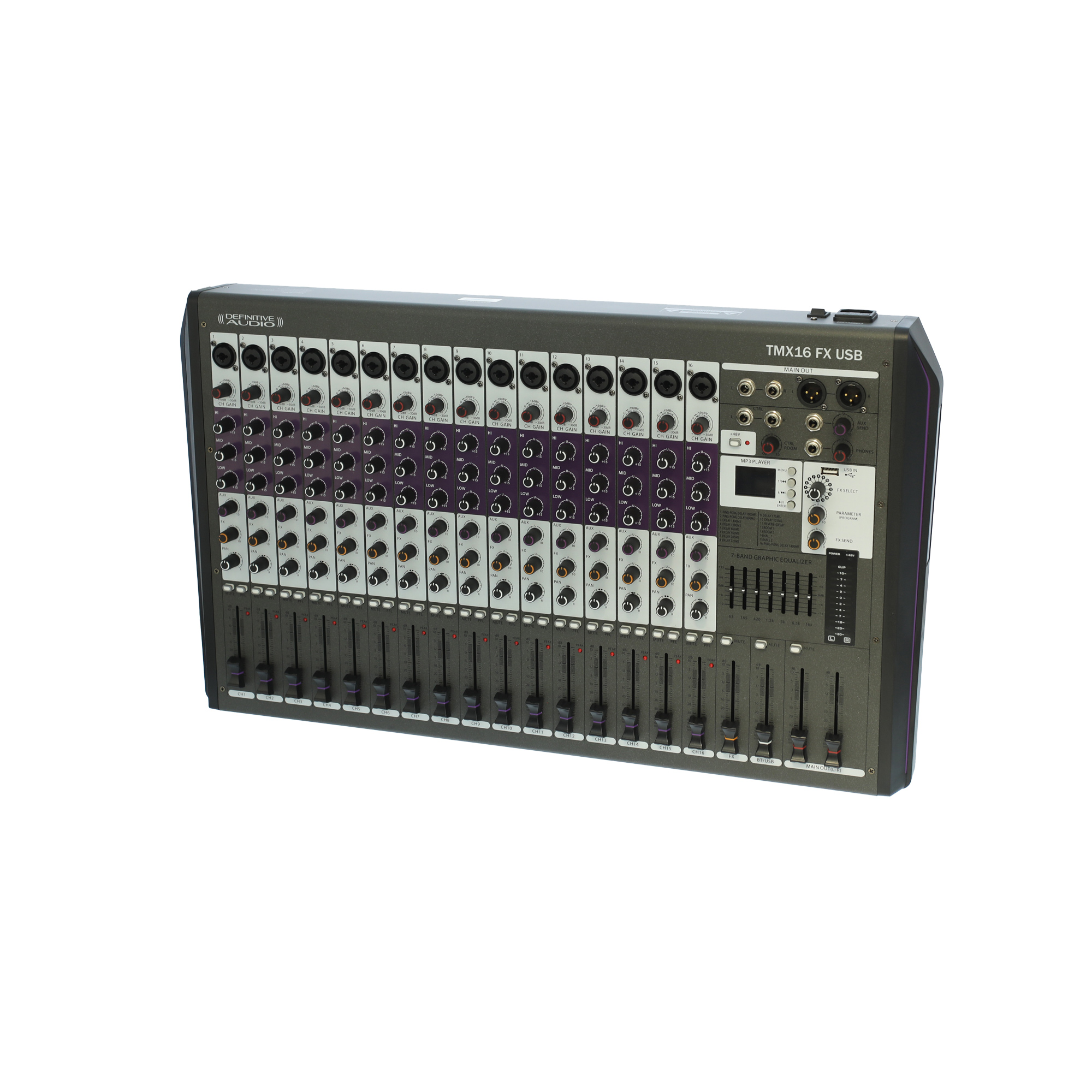 Definitive Audio Tmx16 Fx Usb - Analoge Mengtafel - Variation 6
