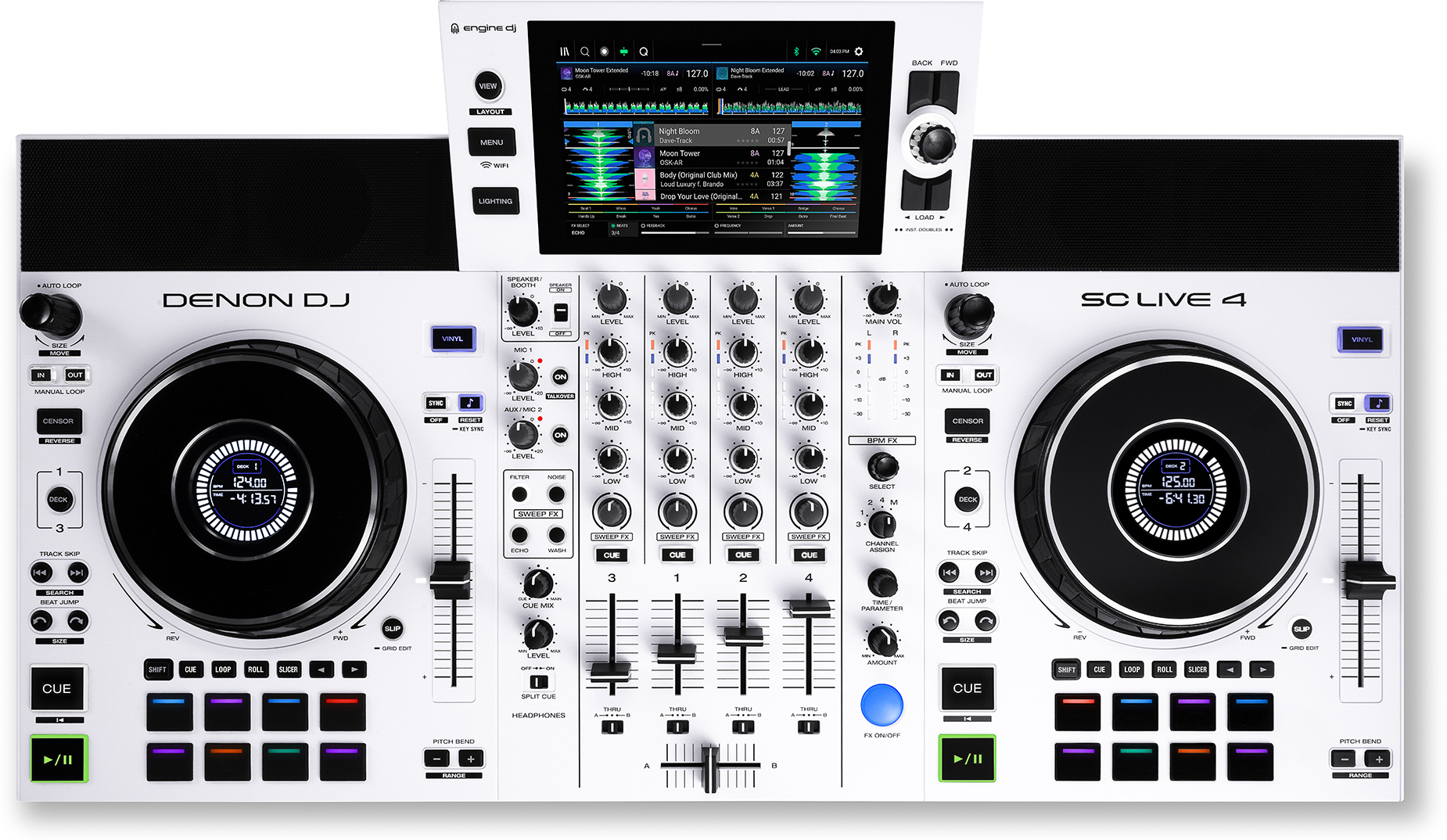Denon Dj Sc Live 4 White Edition - Standalone DJ Controller - Main picture