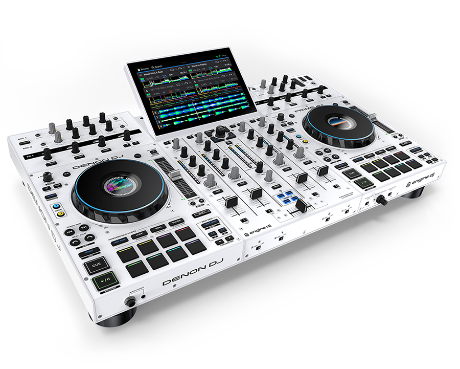 Denon Dj Prime 4 + White Edition - Standalone DJ Controller - Variation 1