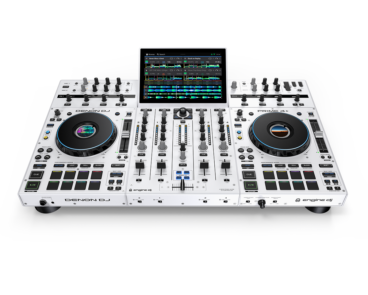Denon Dj Prime 4 + White Edition - Standalone DJ Controller - Variation 2