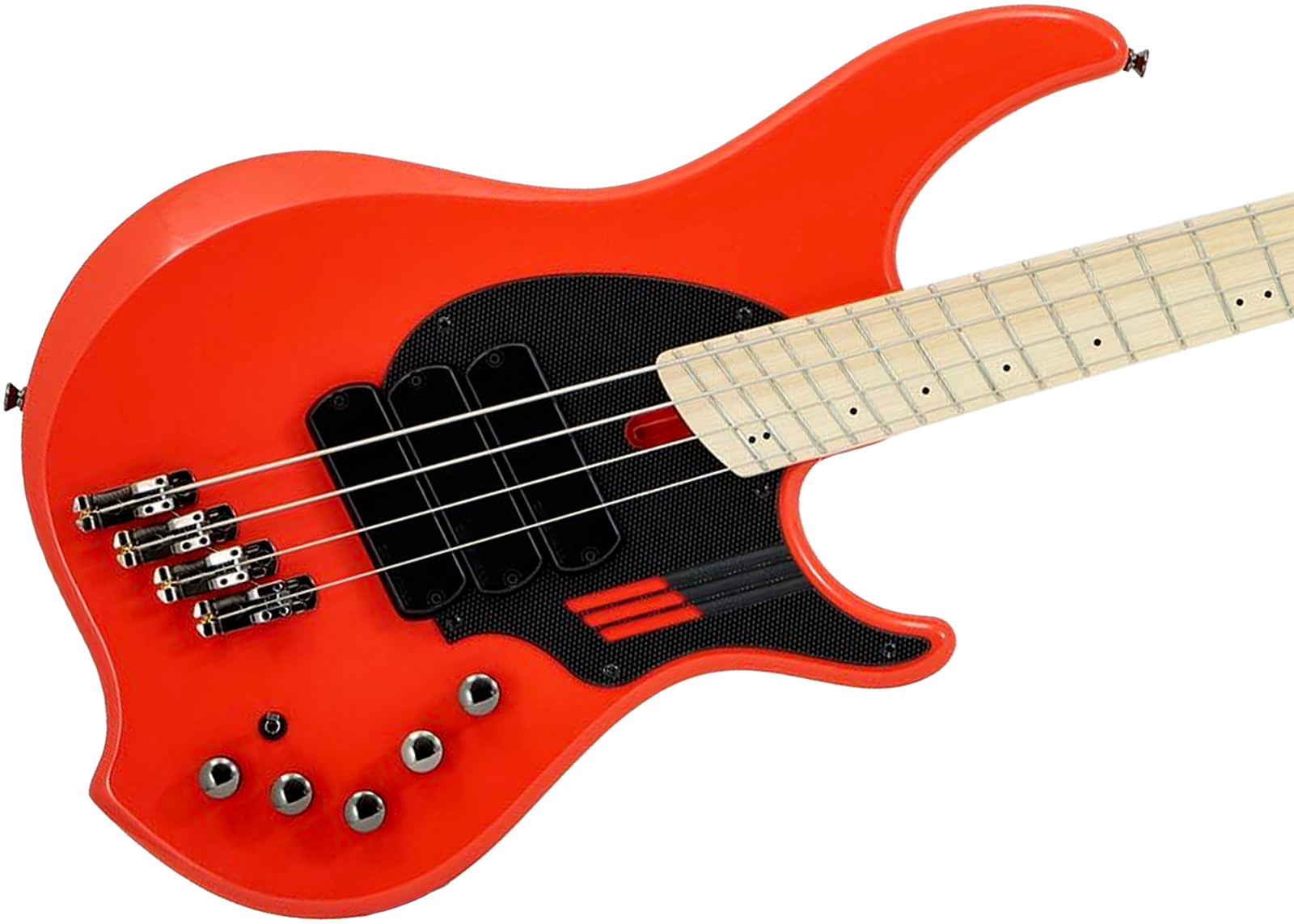Dingwall Adam Nolly Getgood Ng3 4c Signature 3pu Active Mn - Fiesta Red - Solid body elektrische bas - Variation 1