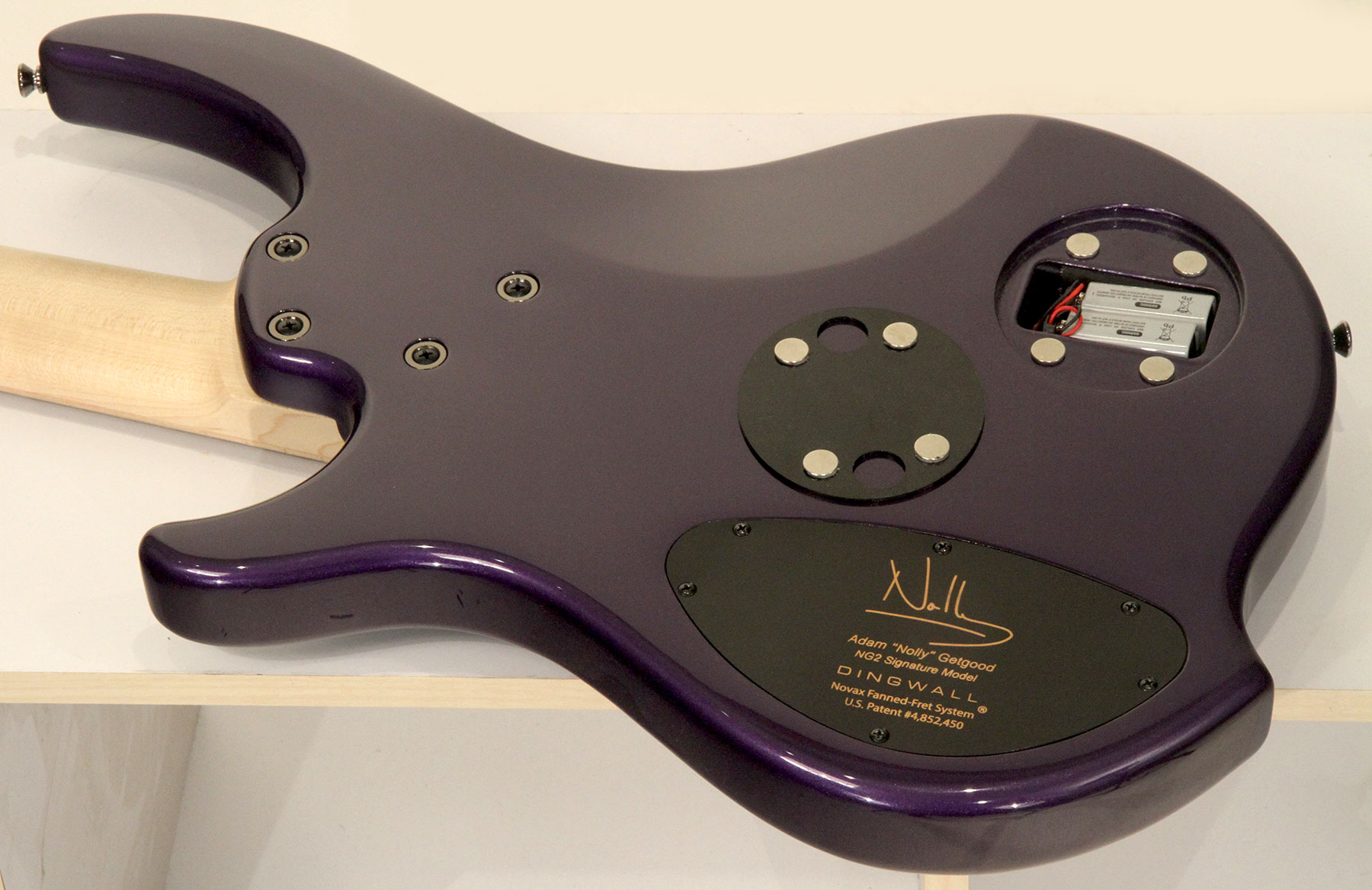 Dingwall Adam Nolly Getgood Ng3 5c Signature 3pu Active Mn - Purple Metallic - Solid body elektrische bas - Variation 2