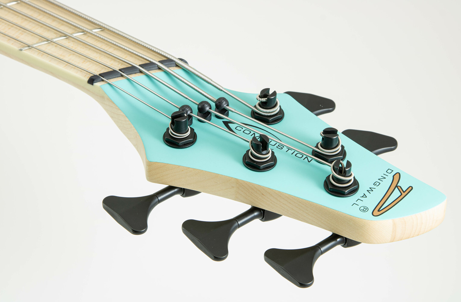 Dingwall Adam Nolly Getgood Ng3 5c Lh Signature Gaucher 3pu Active Mn - Matte Celestial Blue - Solid body elektrische bas - Variation 3
