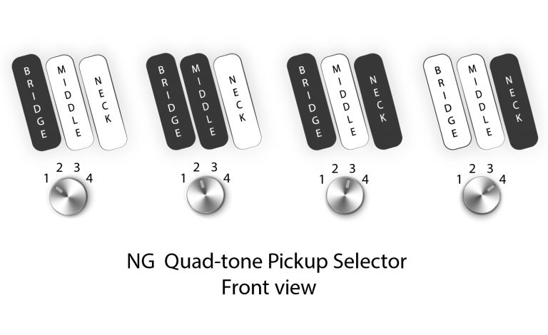 Dingwall Adam Nolly Getgood Ng3 6c Signature 3pu Active Mn - Black Forrest Green - Solid body elektrische bas - Variation 4