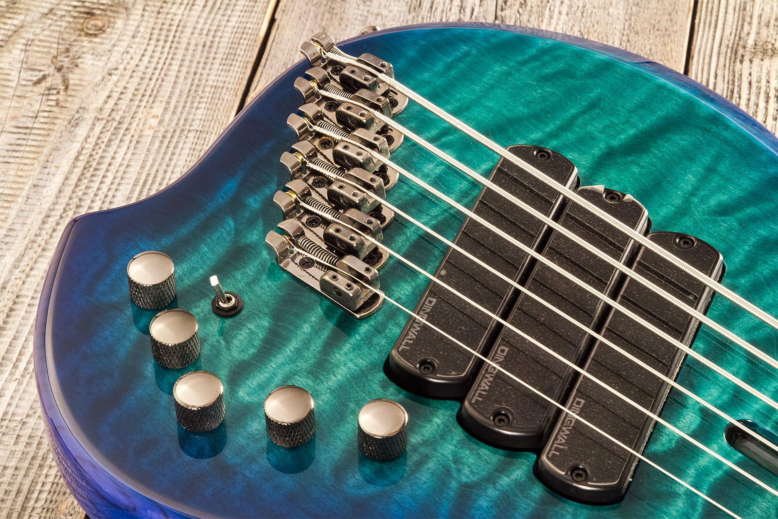 Dingwall Combustion Cb3 6c 3pu Active Pf - Whalepool Burst - Solid body elektrische bas - Variation 3