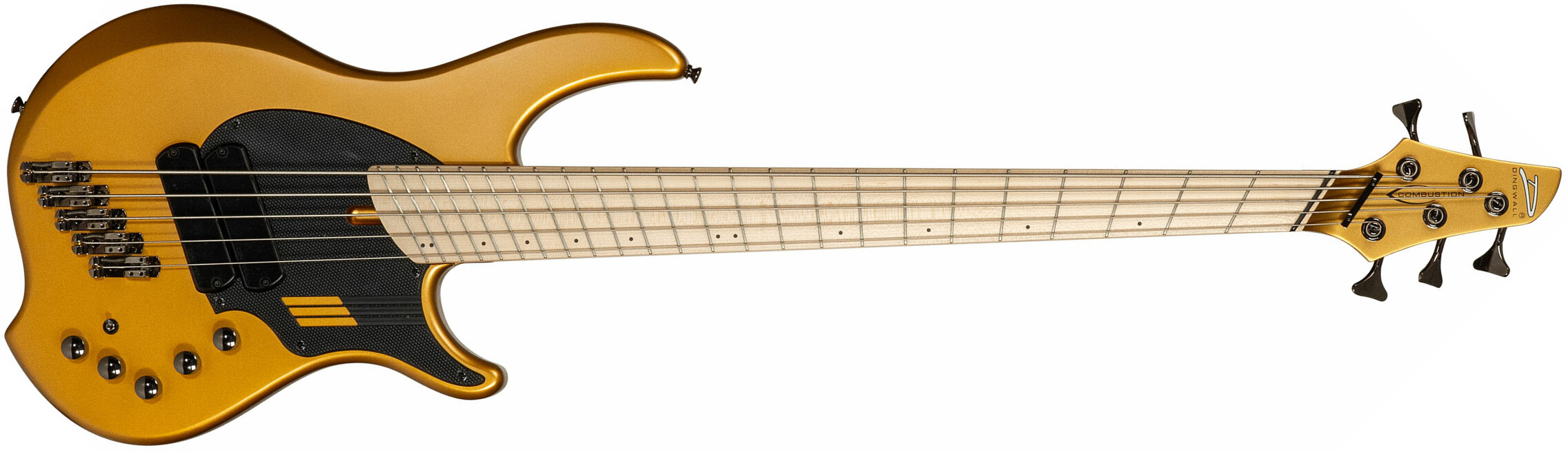 Dingwall Adam Nolly Getgood Ng2 5c Signature 2pu Active Mn - Gold Matte - Solid body elektrische bas - Main picture