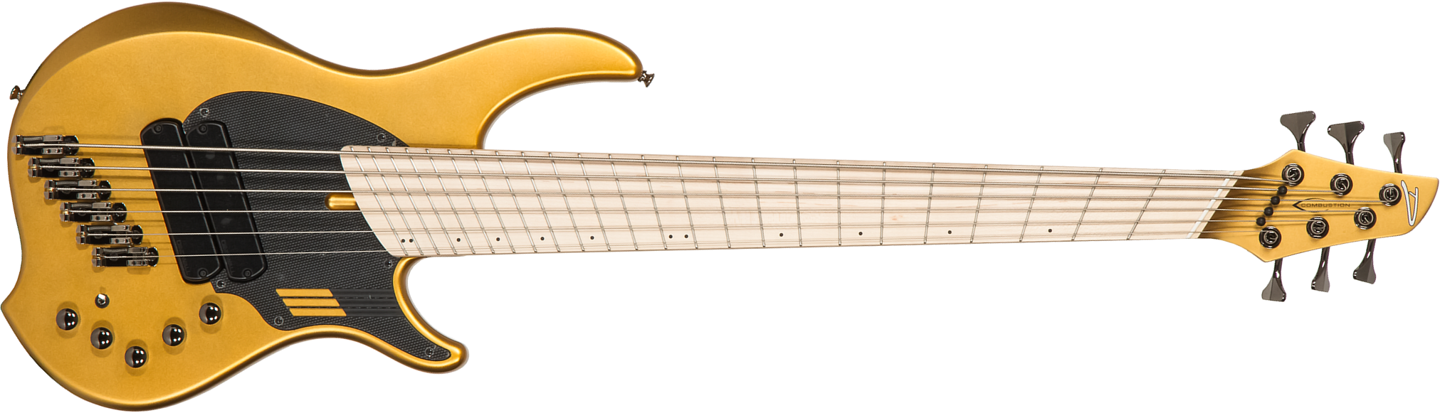 Dingwall Adam Nolly Getgood Ng2 6c 2pu Signature Active Mn - Gold Matte - Solid body elektrische bas - Main picture