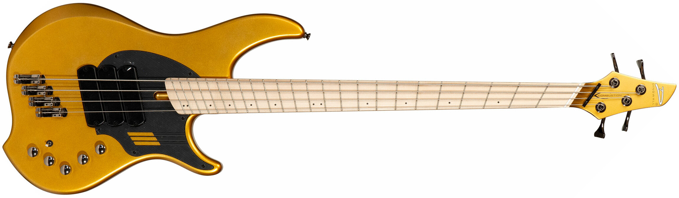 Dingwall Adam Nolly Getgood Ng3 4c Signature 3pu Active Mn - Gold Matte - Solid body elektrische bas - Main picture