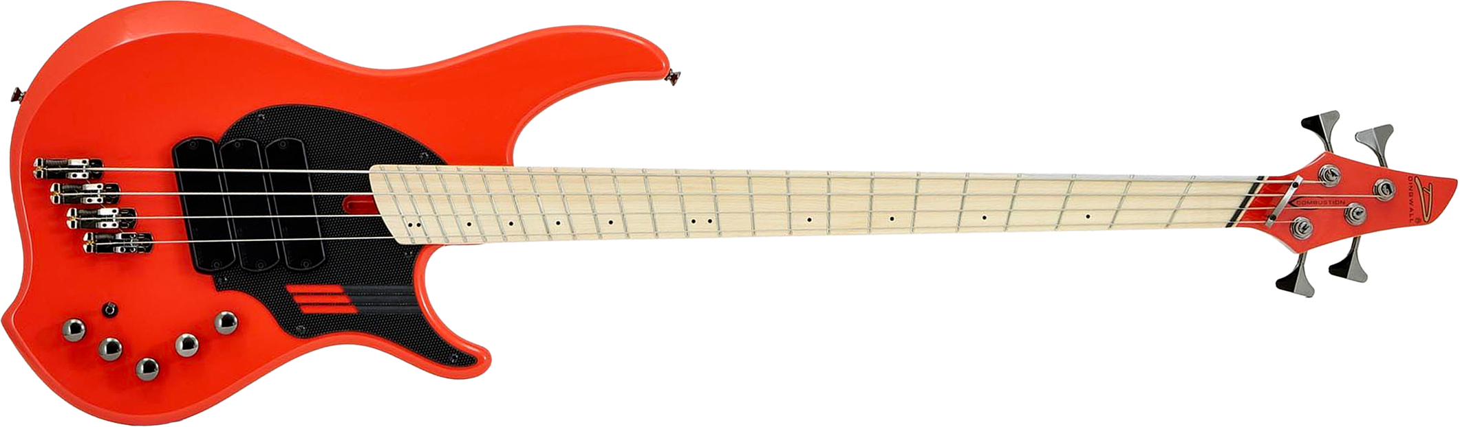 Dingwall Adam Nolly Getgood Ng3 4c Signature 3pu Active Mn - Fiesta Red - Solid body elektrische bas - Main picture