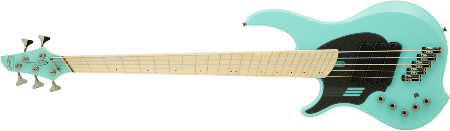Dingwall Adam Nolly Getgood Ng3 5c Lh Signature Gaucher 3pu Active Mn - Matte Celestial Blue - Solid body elektrische bas - Main picture