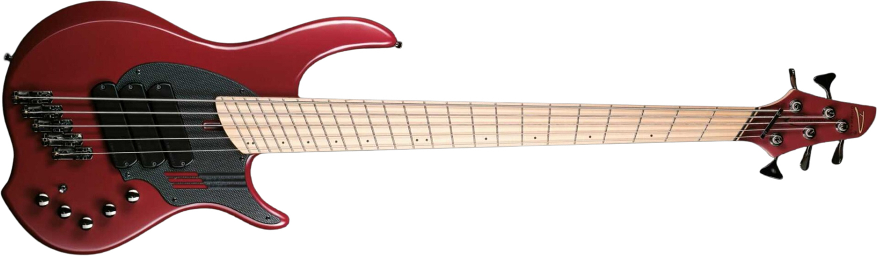 Dingwall Adam Nolly Getgood Ng3 5c Signature 3pu Active Mn - Pegasus Red - Solid body elektrische bas - Main picture