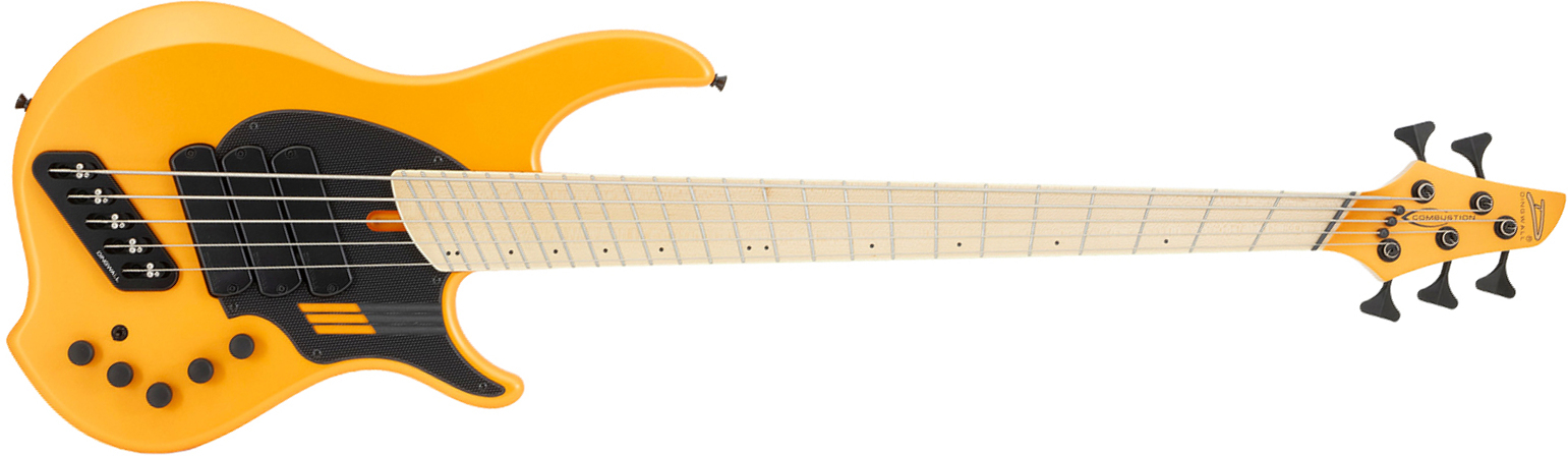 Dingwall Adam Nolly Getgood Ng3 5c Signature 3pu Active Mn - Matte Lambo Orange - Solid body elektrische bas - Main picture