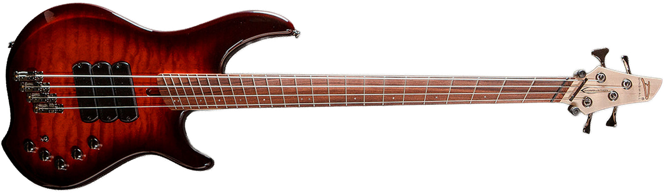 Dingwall Combustion Cb3 5c 3pu Active Pf - Vintage Burst Gloss - Solid body elektrische bas - Main picture