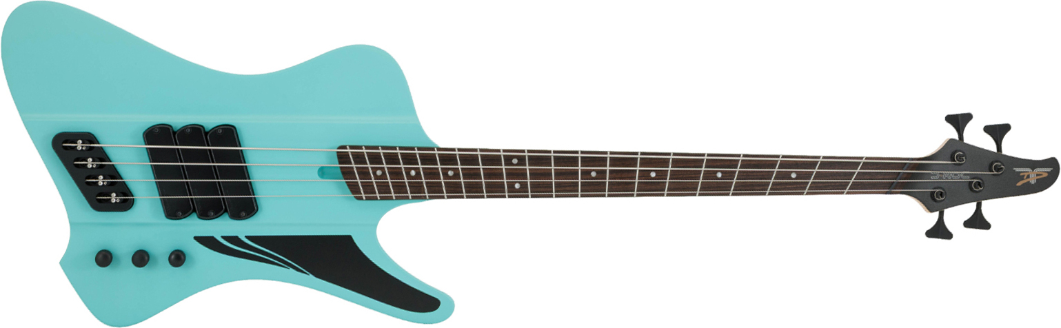 Dingwall D-roc Standard-3 4c 3pu Active Pf - Matte Celestial Blue - Solid body elektrische bas - Main picture
