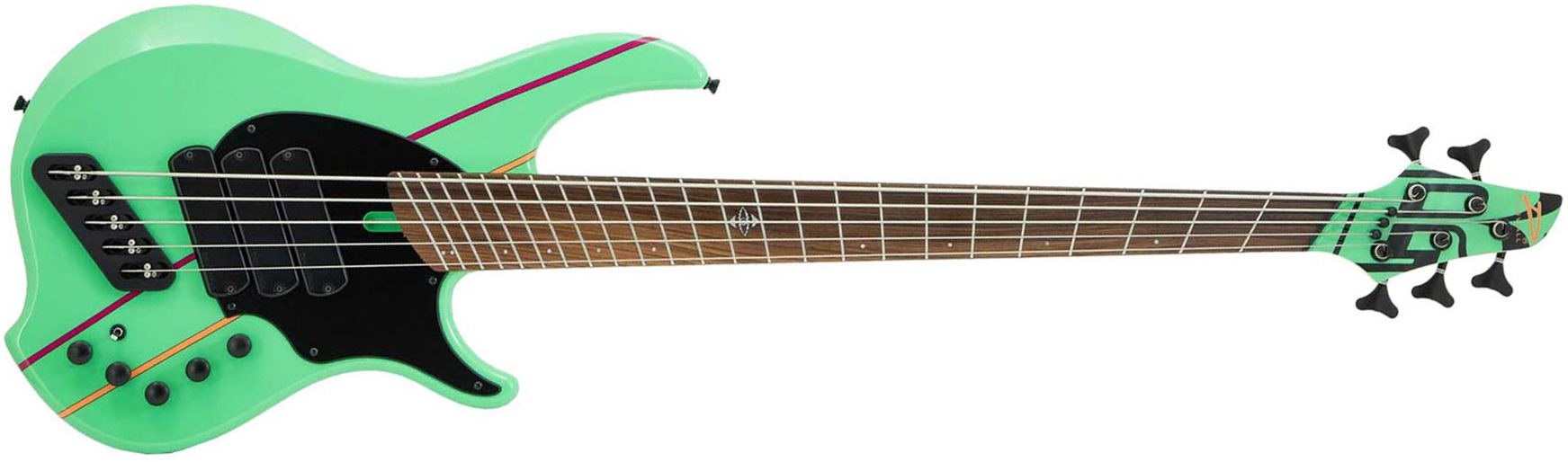 Dingwall John Taylor Rio Dream Jt3 4c Signature 3pu Active Pf - Seafoam Green - Solid body elektrische bas - Main picture