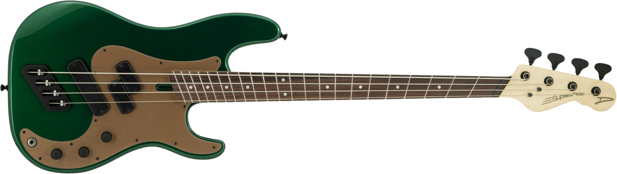 Dingwall Sp1 4c Rw - Gloss Dark Candy Green - Solid body elektrische bas - Main picture