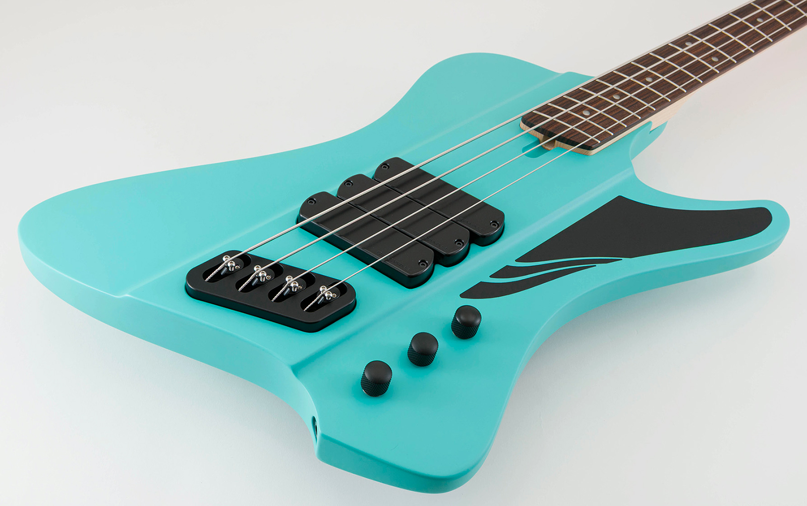 Dingwall D-roc Standard-3 4c 3pu Active Pf - Matte Celestial Blue - Solid body elektrische bas - Variation 2