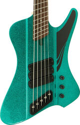 Solid body elektrische bas Dingwall D-ROC Standard 3-pickups (5-String, PF) - Gloss Aquamarine Metalflake