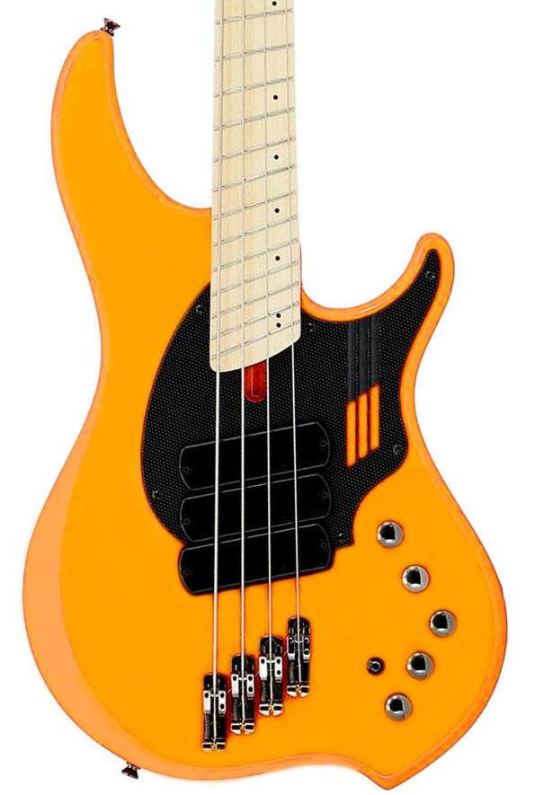 Solid body elektrische bas Dingwall Adam Nolly Getgood NG3 3-Pickups - Matte Lambo Orange
