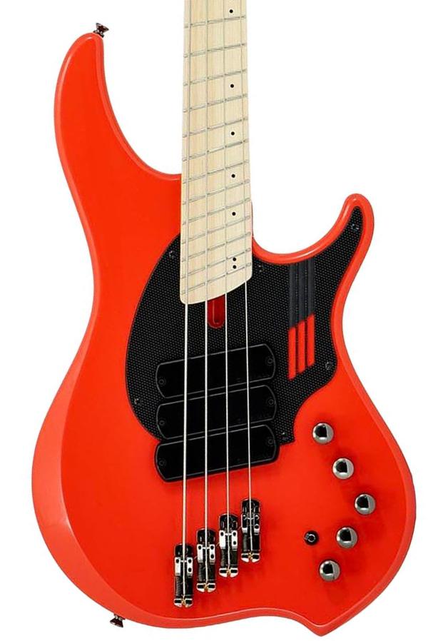 Solid body elektrische bas Dingwall Adam Nolly Getgood NG3 3-Pickups - fiesta red