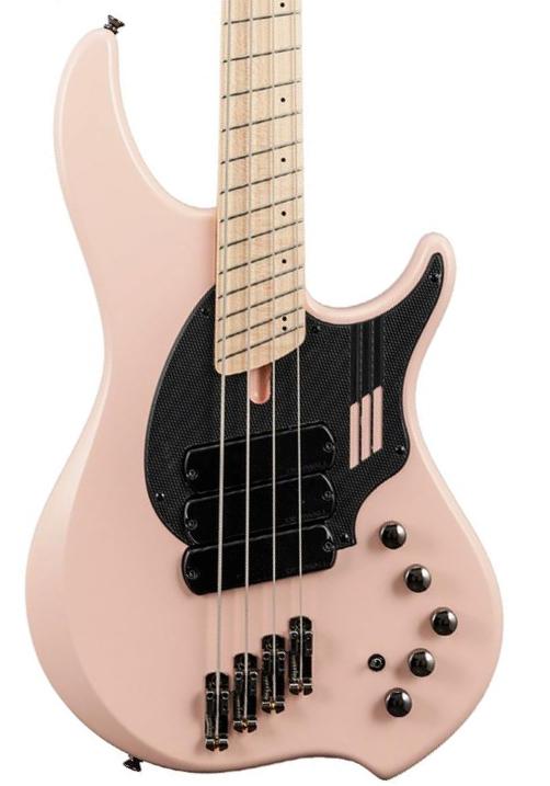 Solid body elektrische bas Dingwall Adam Nolly Getgood NG3 3-Pickups - Matte Shell Pink