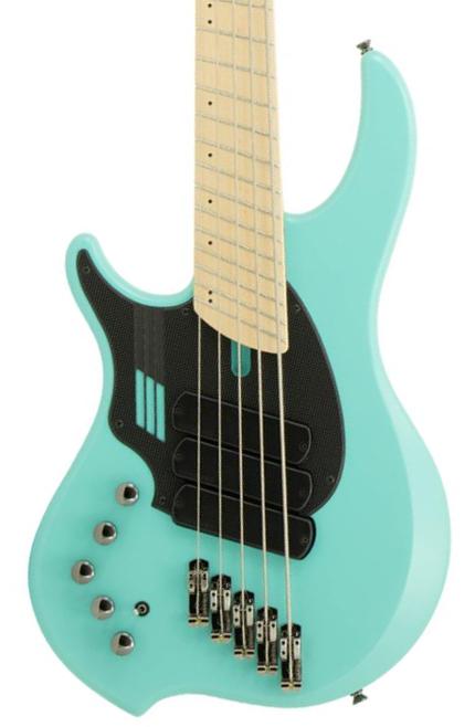 Solid body elektrische bas Dingwall Adam Nolly Getgood NG3 3-Pickups LH (5-String, MN) - Matte celestial blue