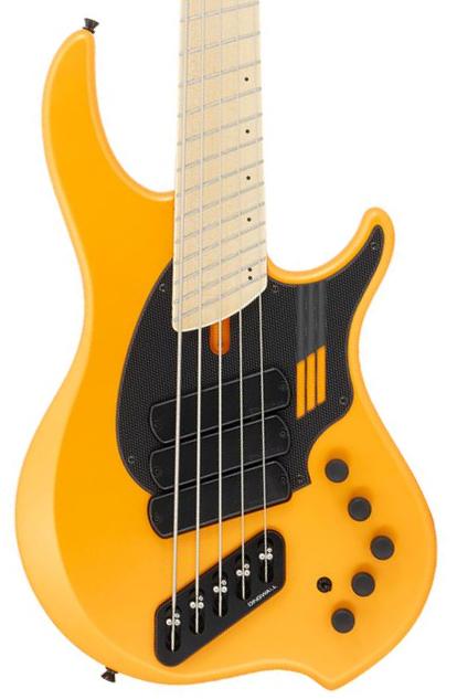 Solid body elektrische bas Dingwall Adam Nolly Getgood NG3 3-Pickups (5-String, MN) - Matte Lambo Orange