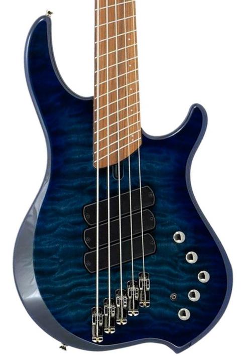 Solid body elektrische bas Dingwall Combustion 5 3-Pickups (PF) - Indigo Burst