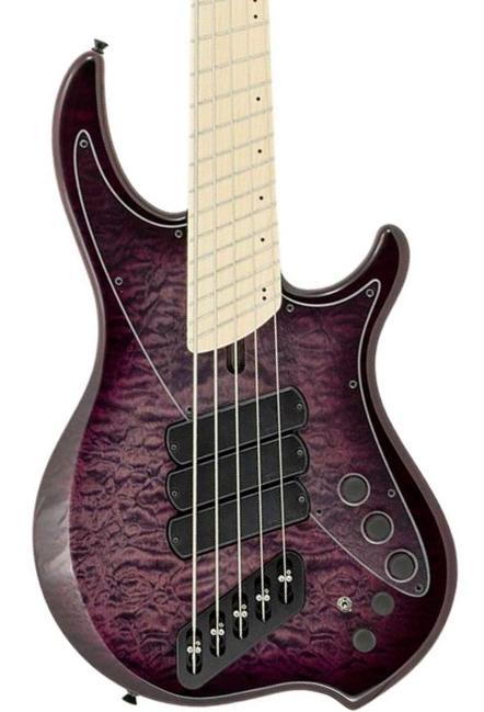 Solid body elektrische bas Dingwall Nashville Combustion 3-Pickups (5-String, MN) - Ultraviolet Burst