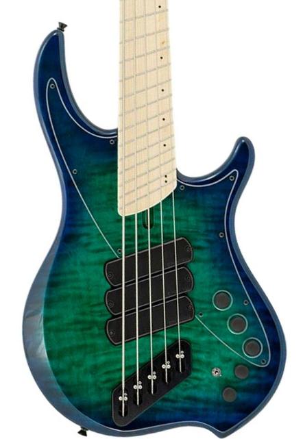 Solid body elektrische bas Dingwall Nashville Combustion 3-Pickups (5-String, MN) - Whalepool Burst