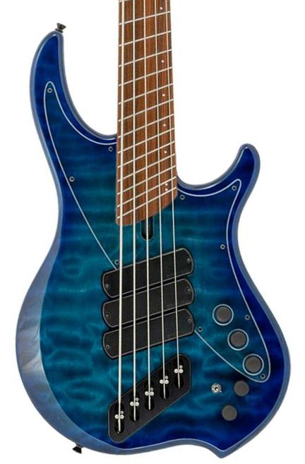 Solid body elektrische bas Dingwall Nashville Combustion 3-Pickups (5-String, PF) - Indigo Burst