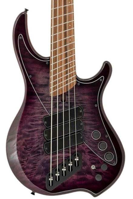 Solid body elektrische bas Dingwall Nashville Combustion 3-Pickups (5-String, PF) - Ultraviolet Burst