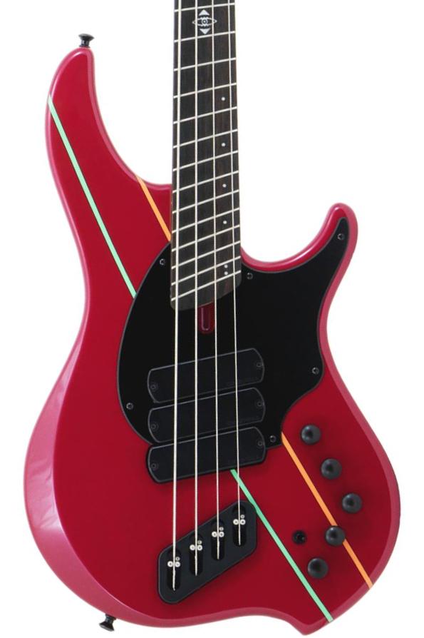 Solid body elektrische bas Dingwall John Taylor Rio Dream JT3 Ltd - Cranberry pearl